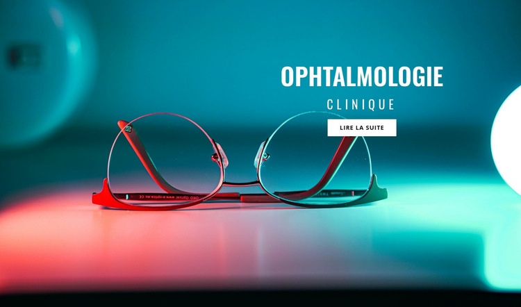 Clinique d'ophtalmologie Modèle Joomla