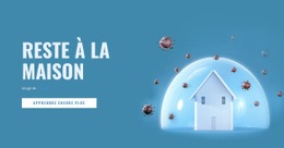 Commande Au Domicile : Modèle Moderne D'Une Page