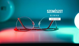 Szemészeti Klinika HTML5 És CSS3 Sablon