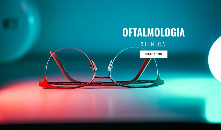 Clinica oftalmologica Costruttore di siti web HTML