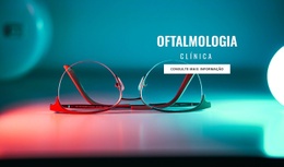 Clínica Oftalmológica - Tema WordPress Simples