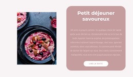 Modèle De Conception Gratuit Pour Petit Déjeuner Aux Fruits