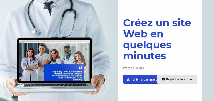 Créez des sites Web en quelques minutes Modèles de constructeur de sites Web