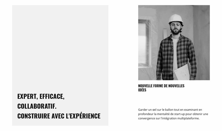 Ingénieur en chef Créateur de site Web HTML