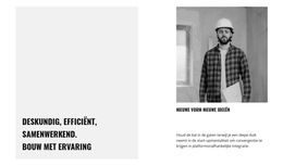 Hoofd Ingenieur - Websjabloon