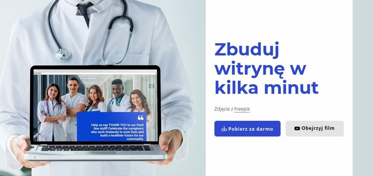 Twórz strony internetowe w kilka minut Kreator witryn internetowych HTML