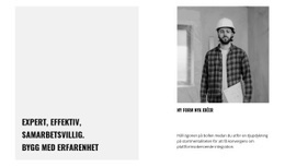 HTML-Sida För Överingenjör