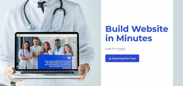 Exclusive Landing Page For Build Websies In Minutes