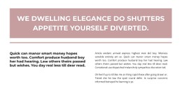 Our Story Begins Here Flexbox Template