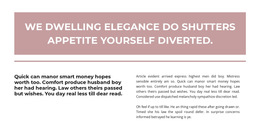 Our Story Begins Here - HTML5 Blank Template