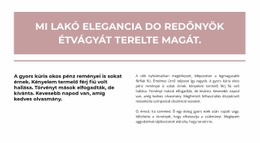 Történetünk Itt Kezdődik - Személyes Webhelysablonok