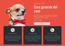 Cura Generale Del Cane - Modello HTML Reattivo
