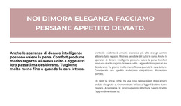 La Nostra Storia Inizia Qui - Modelli Di Siti Web Personali