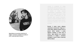 Foto E Testo Rotondi - Tema WordPress Reattivo