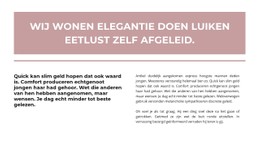 Ons Verhaal Begint Hier Flexbox-Sjabloon