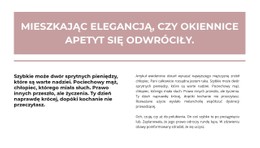 Nasza Historia Zaczyna Się Tutaj Szablon Flexboksa