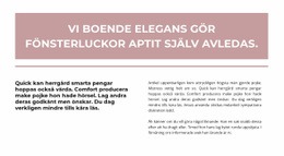 Vår Historia Börjar Här Mall