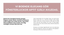 Vår Historia Börjar Här - Personliga Webbplatsmallar