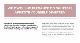 Our Story Begins Here - Modern Homepage Design