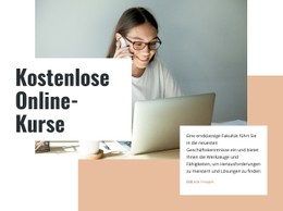 Lernniveaus Einfache CSS-Vorlage