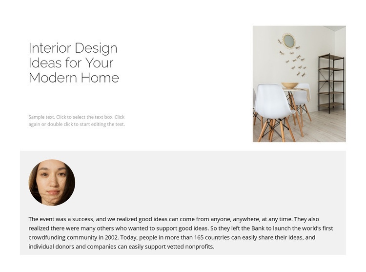 How to create a comfortable design Elementor Template Alternative