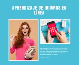 Aprendizaje De Inglés En Línea - Mejor Diseño De Sitio Web