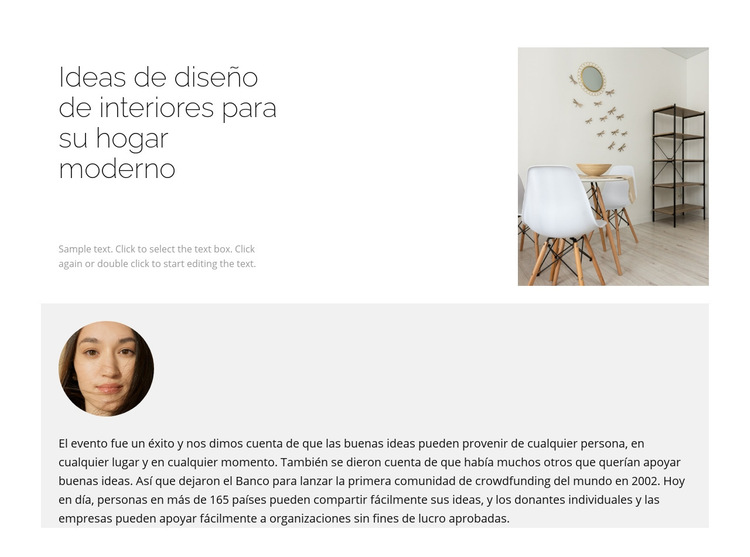 Cómo crear un diseño cómodo Plantilla de sitio web