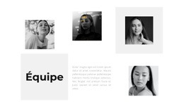 Notre Équipe Prometteuse – Inspiration De Modèle D'Une Page