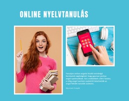 Online Angol Tanulás Ingyenes Sablon