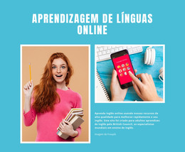 Site HTML Para Aprendizagem De Inglês Online