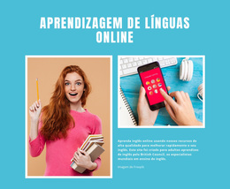Aprendizagem De Inglês Online - Incrível Tema WordPress
