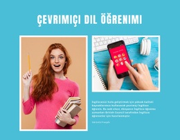 Çevrimiçi İngilizce Öğrenimi - Özel Açılış Sayfası