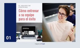 Coaching De Equipo: Página De Destino Creativa Multipropósito