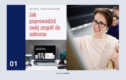 Projekt Strony Internetowej Coaching Zespołowy Na Dowolne Urządzenie