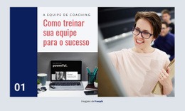 Coaching De Equipe - Modelos De Sites Responsivos