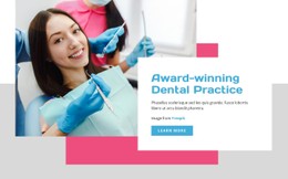 Dental Practice Single Page Template