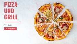 Pizza Und Grill – Ultimative Einseitenvorlage