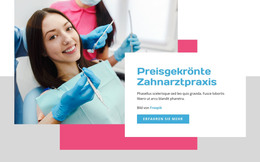 Zahnarztpraxis - Responsive HTML5-Vorlage