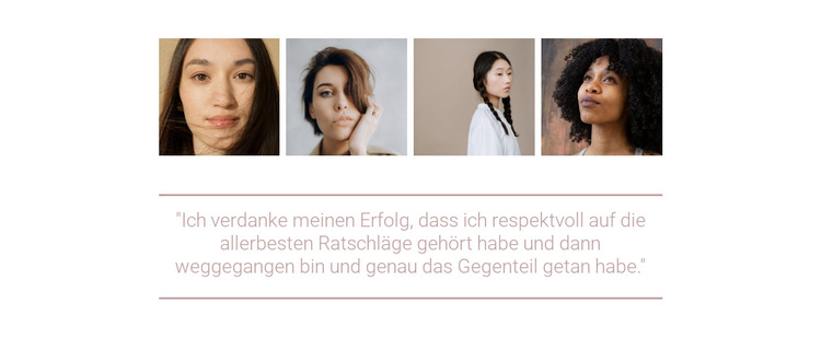 Ein Team von vier Designern WordPress-Theme