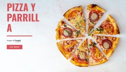 Pizza Y Parrilla: Creador De Sitios Web Fácil De Usar