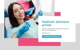 Cabinet Dentaire – Modèle Réactif HTML5