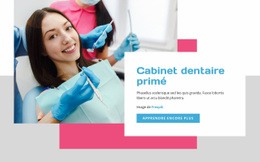 Cabinet Dentaire - Modèle Professionnel Personnalisable D'Une Page