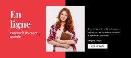 Cours En Ligne Gratuits - Thème WordPress Professionnel Personnalisable