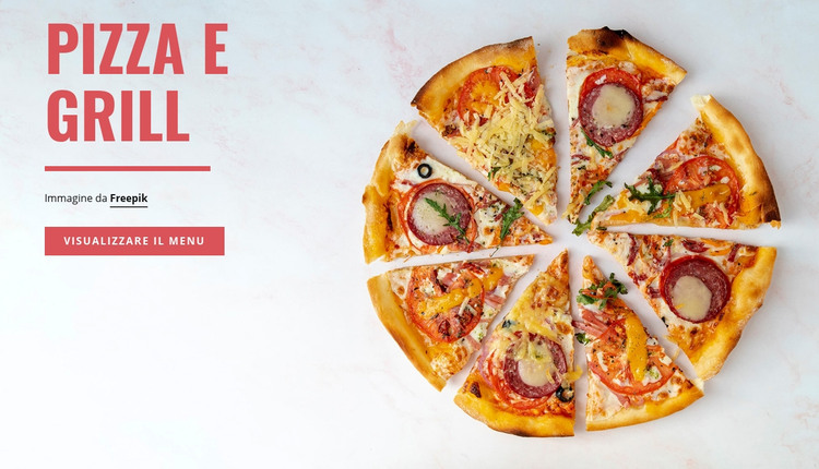 Pizza e Grill Modello HTML