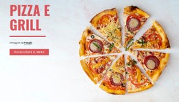 Pizza E Grill - Pagina Di Destinazione Gratuita, Modello HTML5