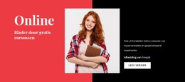Gratis Online Cursussen HTML5- En CSS3-Sjabloon