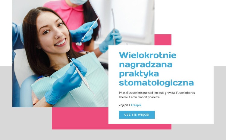 Praktyka Stomatologiczna Kreator witryn internetowych HTML