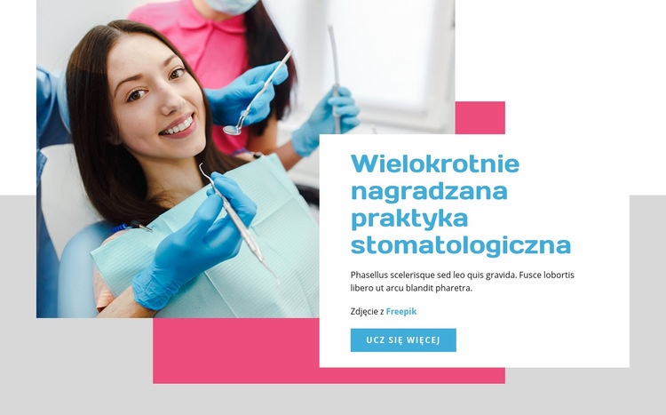 Praktyka Stomatologiczna Projekt strony internetowej