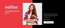 Darmowe Kursy Online - Profesjonalny Szablon Strony Internetowej
