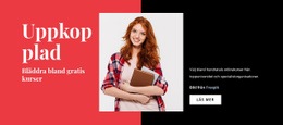 Gratis Onlinekurser - Professionell Webbplatsmall